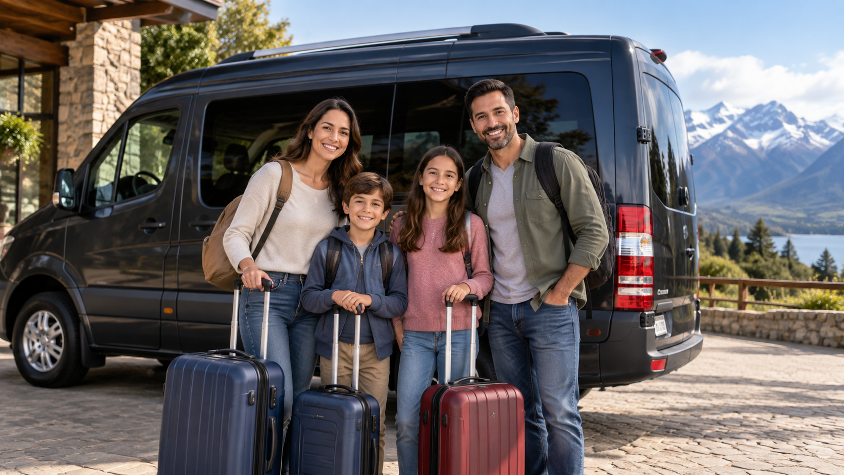 Familia viajando con Making Trips